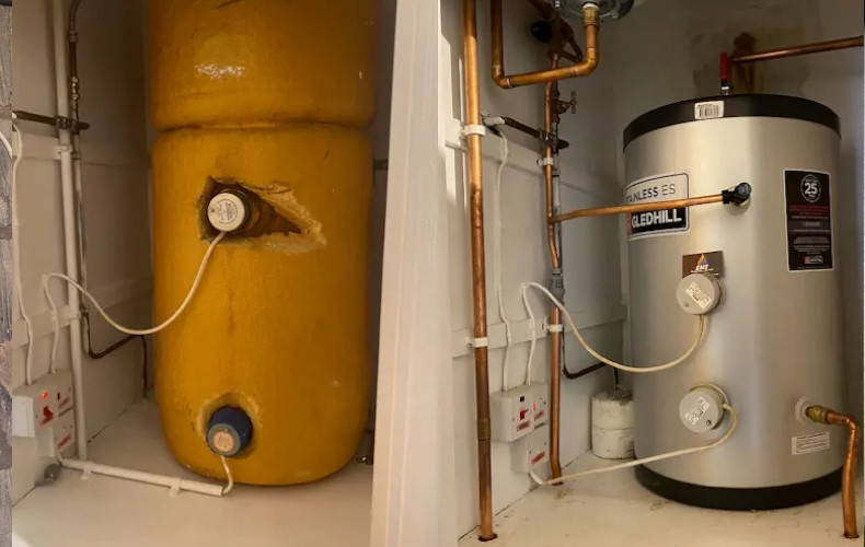 Emergency Burst Pipe project in Tiverton